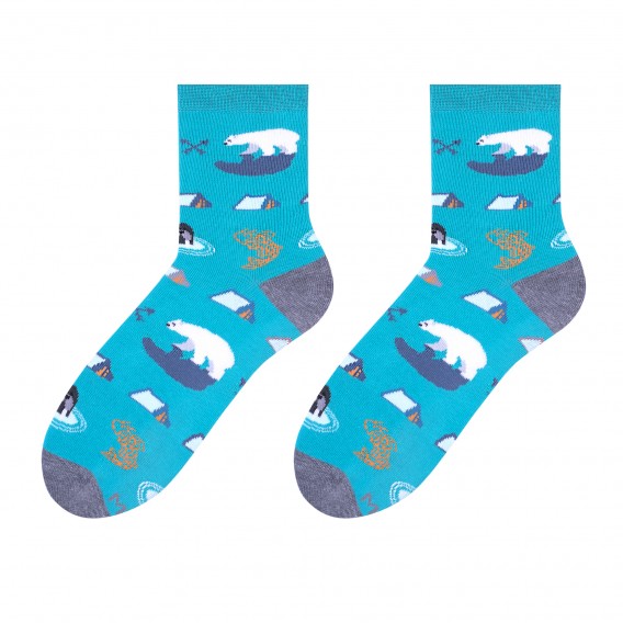 Arctic colorful socks design 1