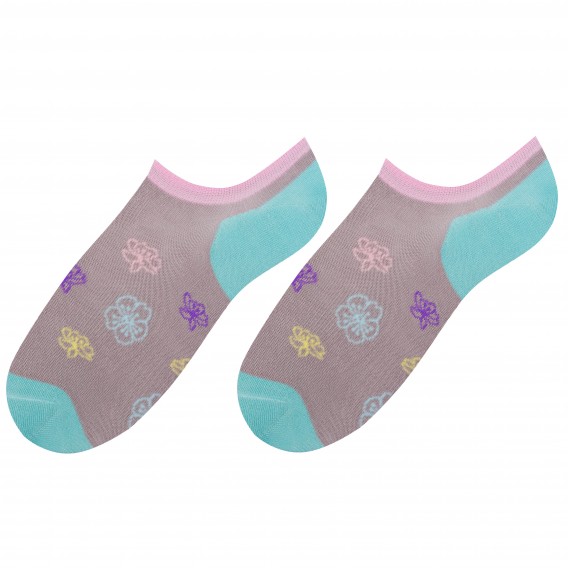 Flowers socks design 1