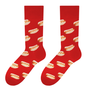 Hot-dog - men's socks design 1
