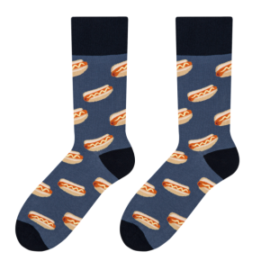 Hot-dog - men's socks design 2