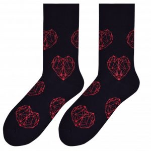 Ice heart socks design