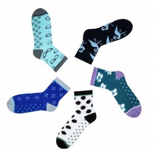 Mint-blue gift women's socks