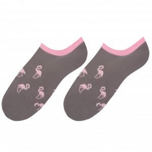 Pink bird socks design 1
