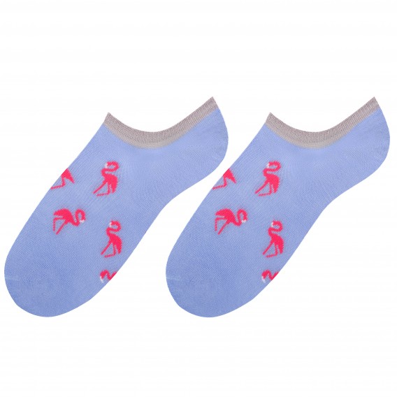 Pink bird socks design 2