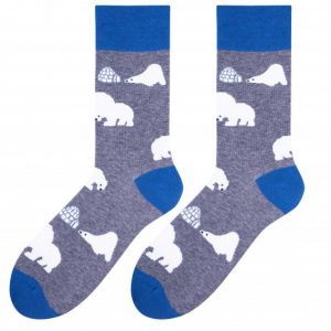 Polar Bears socks design 1