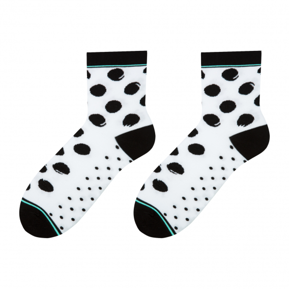 Spots colorful socks design 1