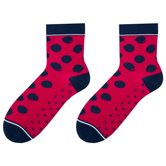 Spots colorful socks design 3