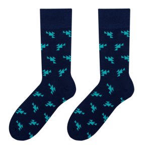 Triangles men's socks design 2