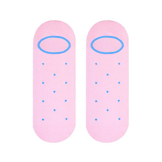 pink mini dots socks
